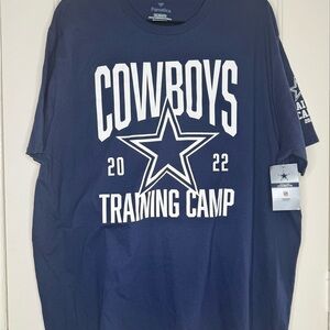 Dallas Cowboys training camp 2022 Fanatics Navy T-Shirt